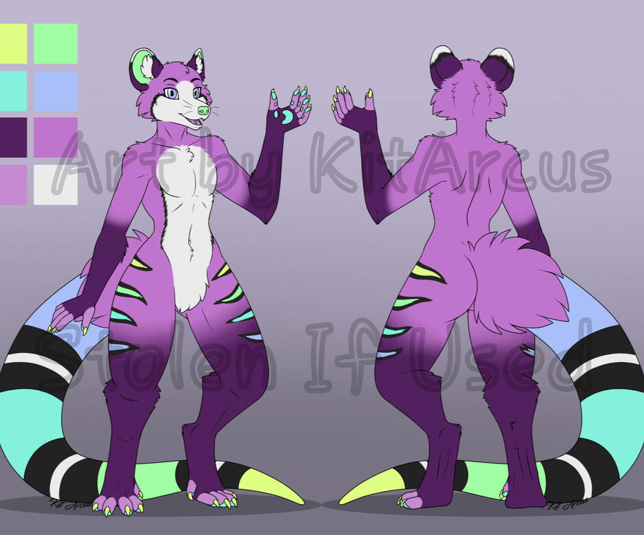 Purple Opossum - $40