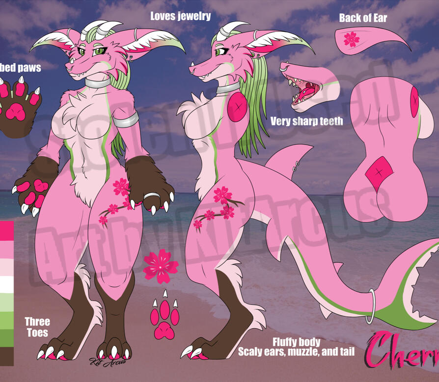 Cherry SharkDragon $60