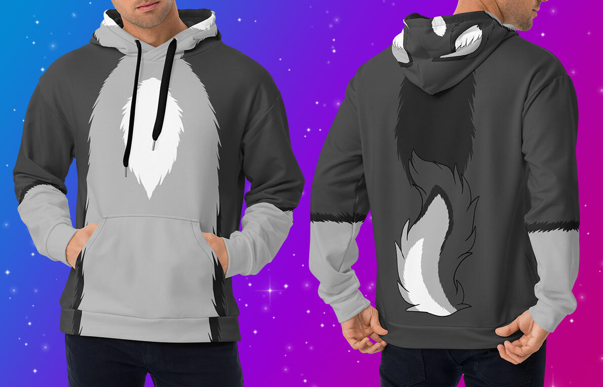 Wolf Pullover Hoodie - $70