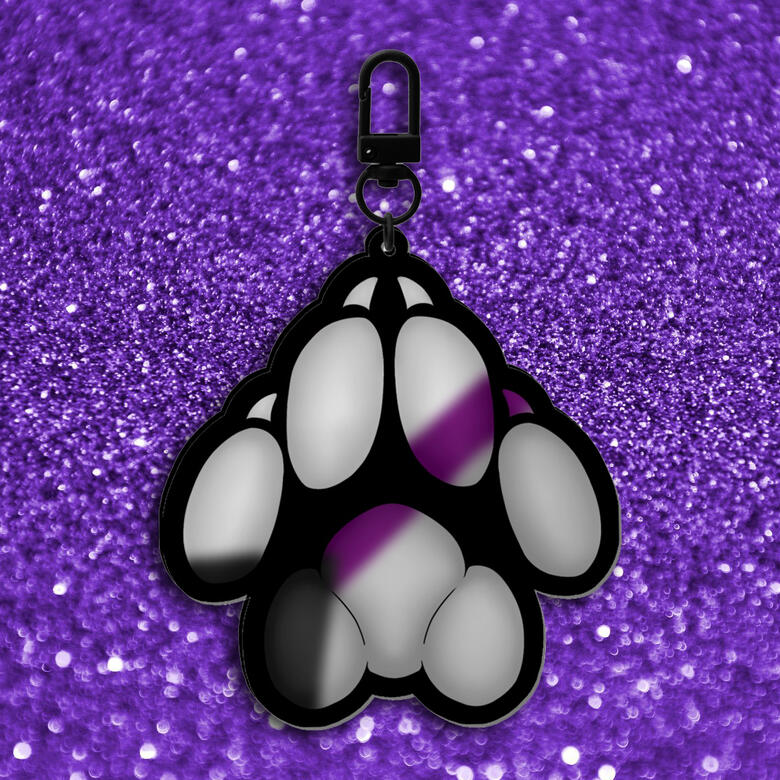 Demisexual Pride Paw