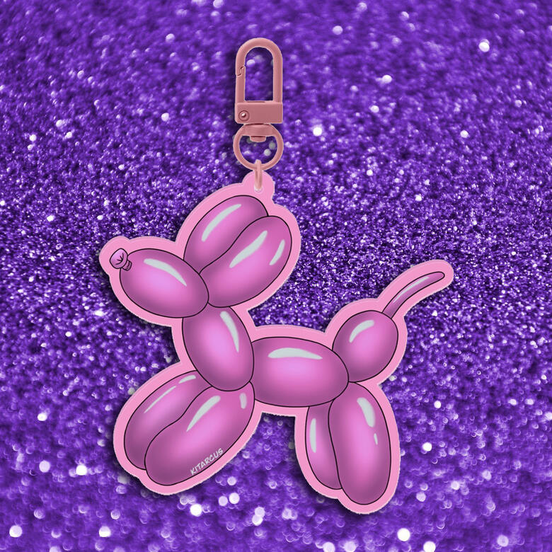 Pink Balloon Dog