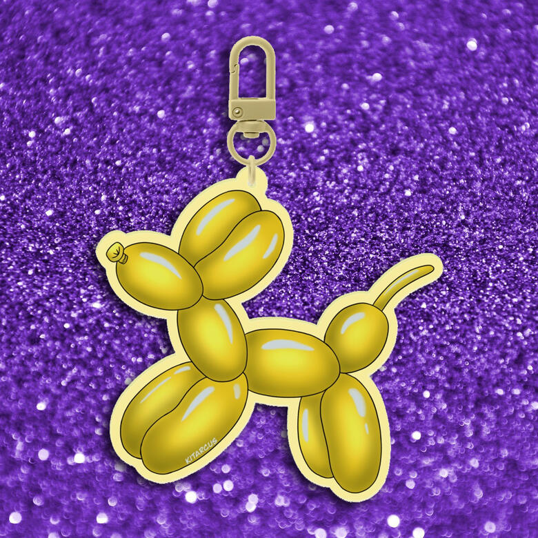Yellow Balloon Dog