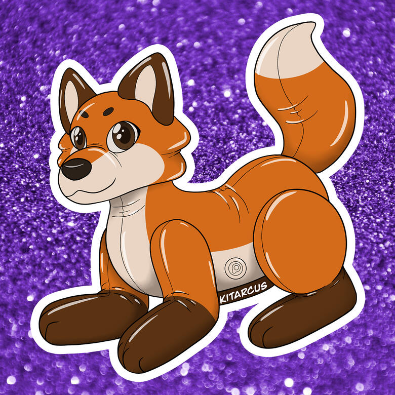 Fox Pool Toy
