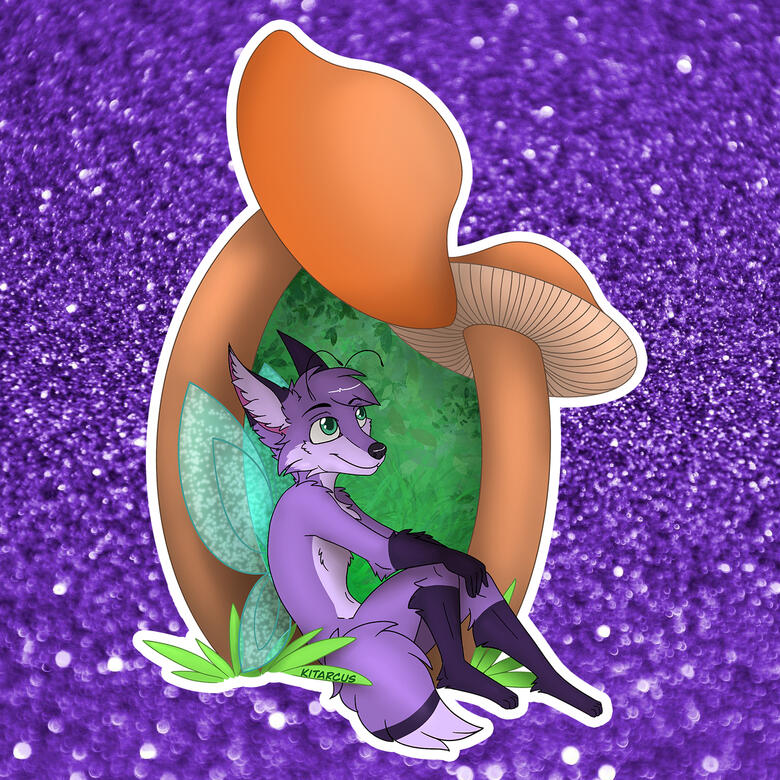 Mushroom Fae Fox
